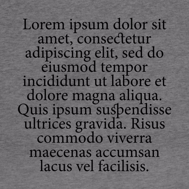 Lorem Ipsum by n23tees